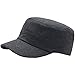 A108 Wool Winter Warm Simple Design Club Army Cap Cadet Military Hat (Darkgray)