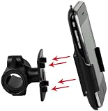 mumbi Bike Mount Fahrrad Motorrad Halterung f�r Apple iPhone 3G 3GS 3 G GS + mumbi iPhone Etui Tasche