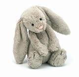 Plush Bashful Medium Beige Bunny 12