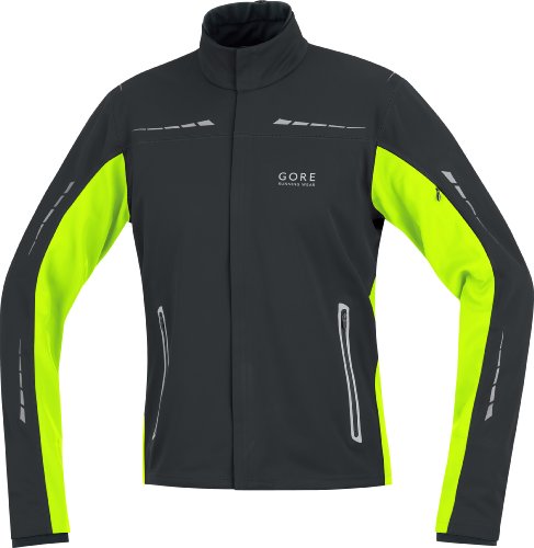 GORE RUNNING WEAR Herren Jacke Soft Shell MYTHOS, neon yellow, S