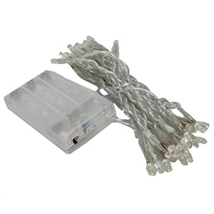White 30 LED String Lights Battery Operated XMAS Christmas Wedding Outdoor Party