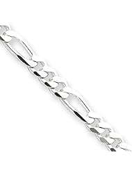 Sterling Silver 4mm Figaro Chain 20 Inches