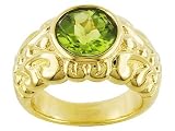 Jewelry : 14KT LUXURY LITE(TM) 2.75CT PERIDOT ELECTROFORM RING