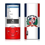 Dominican Republic Flag Design Protector Skin Decal Sticker for Apple iPod Nano 5G (5th Generation)