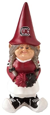 NCAA South Carolina Gamecocks Cheerleader Garden Gnome [Sports]
