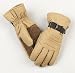 Ace Ski Gloves W/Leather Palm & Fingers (2275BRD-M) Pr