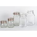 Drahtb�gelglas quadratisch 3040ml Glas Vorratsdose Rumtopf Vorratsglas