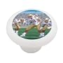 Football Game Decorative High Gloss Ceramic Drawer Knob