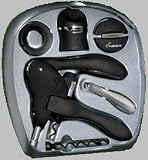 Search : Metrokane Rabbit 6-Piece Wine-Tool Kit, Black