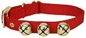 Premier Jingle Bell Dog Collar, Small, Red