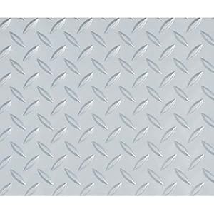G-Floor Garage Shop Floor Coverings - 10ft. x 24ft., Diamond Design, Metallic Silver, Model#... by Better Life Technology