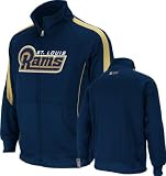 St. Louis Rams Navy Tailgate Time Track Jacket
