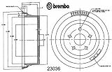 Brembo 23036 Brake Drum