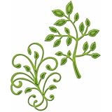 Spellbinders S2-048 Shapeabilities Sprigs Die D-Lites Templates