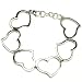 Stainless Steel Heart Charm Bracelet for Ladies By Bucasi