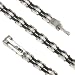 316L Stainless Steel Bracelet Length: 8.75" Width: 9mm