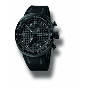 Oris Mens TT3 Chronograph Black Dial Watch #674 7611 7764RS by Oris