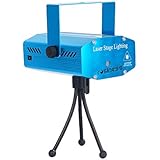Rosiness Mini Red-Green Moving Party Laser Stage DJ Light Projector (Blue)