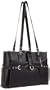 Siamod 45625 Fratti Napa Cashmere Leather Laptop Tote (Black)
