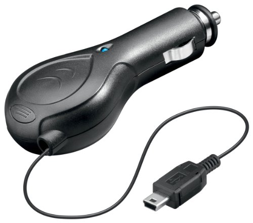 Wentronic KFZ-Ladekabel 12V/24V mini USB mit Kabelrolle Preisvergleich