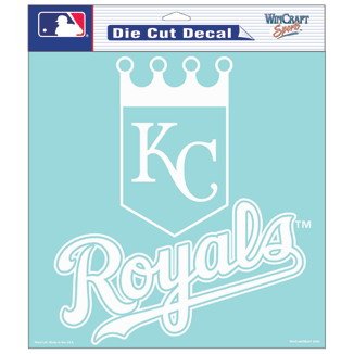 Kansas City Royals Die Cut Car Window Sticker Decal (8x8 Inches)