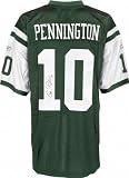 Mounted Memories New York Jets Chad Pennington Signed Authentic Team Color Jersey