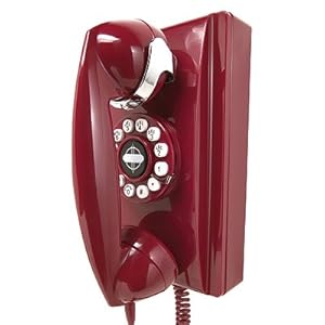 Crosley 302 Red Wall Phone (CR55-RE)