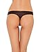Gossard Glossies Black Thong 6276