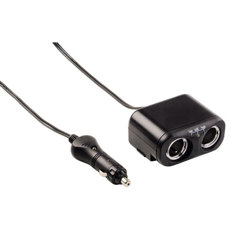 2-fach-Verteiler für Zigarettenanzünderbuchse 12V 8A LED