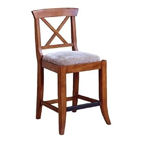 Oak Raleigh Bar Stool One Pair 