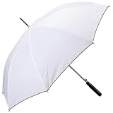 48 White Auto Open Umbrella