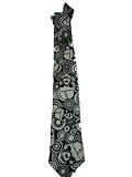 Krawatte verrückter Totenkopf