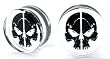 Skull Plug Acrylic 2 gauge sold individually.