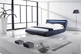 LED Design Bett MEMPHIS schwarz 180cm