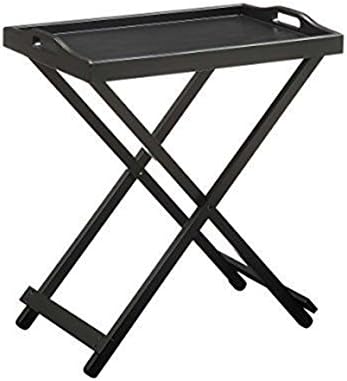 NEW expanding tray table Convenience Concepts Folding Tray Table, Black