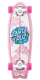 Santa Cruz Pink Girl Hibiscus Shark Cruzer Longboard Deck Complete 27.7
