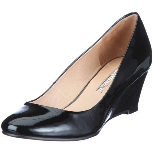 Buffalo London 110-5427 PATENT COW LEATHER 115783, Damen, Pumps, Schwarz  (BLACK 01), EU 39
