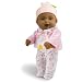 Wild Planet Water Babies 13" African American Infant Pink Daisey Jacket with White Printed Romper