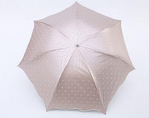 ZETE UPF 50+ portable Sun Umbrella Parasol Quadruple Folding Sun/Rain Windproof Foldable Umbrella (color 1)