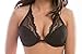 Womens Black Over The TOP LACE Push UP Bra and BOY Short Set Sexy Lingerie Set