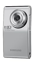 Samsung U10 Full HD Ultra Compact Camcorder - Silver (1920 x 1080 x 30p Full HD video, 10MP Still Image) 2 inch Screen