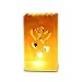 Night Sky Lanterns Candle Luminary Bags (Pack of 10) – Heart Design
