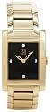 ESQ SWISS Venture Men's Gold-Plated Stainless Steel Bracelet Black Dial Watch #07300879