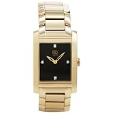 ESQ Swiss Mens Venture Gold-Plated Stainless Steel Bracelet Black Dial Watch #07300879 by ESQ