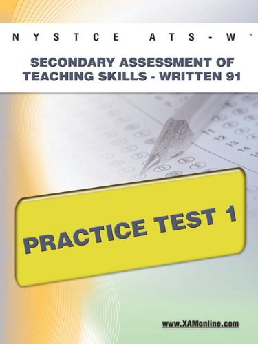 nystce ats w secondary assessment of teaching skills written 91 practice test 1