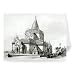 North Eastern view of Gaudapalen Temple at.. - Greeting Card (Pack of 2) - 7x5 inch - Art247 - Standard Size - Pack Of 2