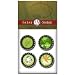 "Go Green" Magnets, Set of 4