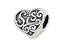 Zable(tm) Sterling Silver Sis" Heart Shape Bead / Charm
