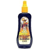 Australian Gold Gel with Bronzer SPF#15 8 oz. Spray