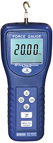 REED InstrumentsSD-6020 SD Series Force Gauge Datalogger, 44lbs (20kg) with NIST Calibration Certificate